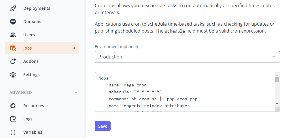 ProperHost Cloud: Cron jobs